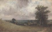 John Constable, West End Fields,Hampstead,noon